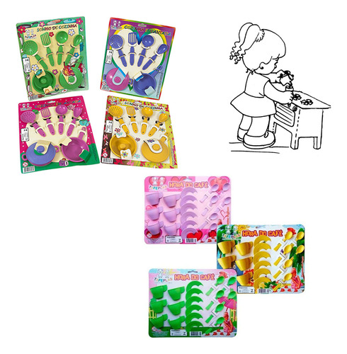 Atacado Kit C/ 20 Jogo De Panelinhas Menina Lembrancinha